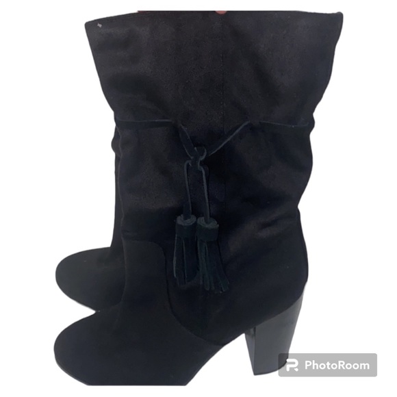 BLACK BOOTS SIZE 9 - Picture 3 of 8